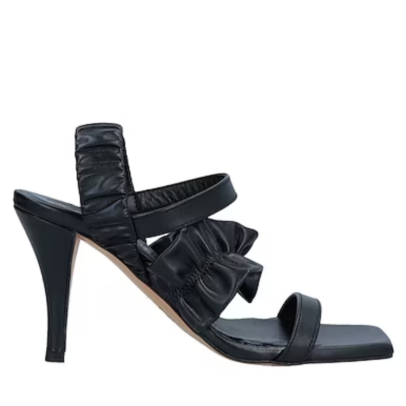 EUC Ganni Ruffle Sandal size 36 - Picture 2 of 2